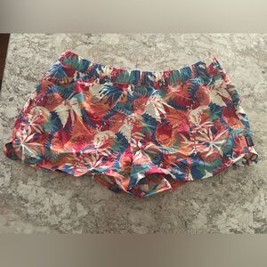 Patagonia Barely Baggies Women’s Shorts Wild Waratah Reef Pink Size Large NWT